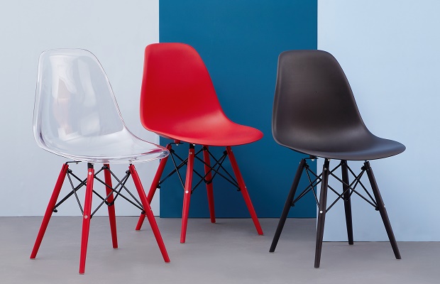 Silla clásica Heron para comedor Silla de acero