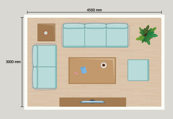 Juego compuesto por un sof&aacute;, un loveseat y un ottom&aacute;n.Sala esquinera