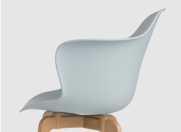 Comfortable curved seating