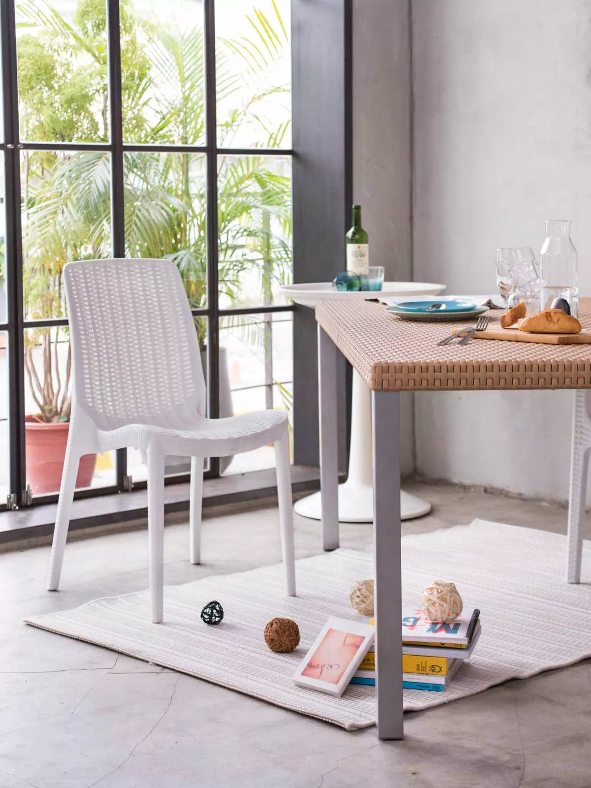 Rue Stackable Rattan Dining Chair