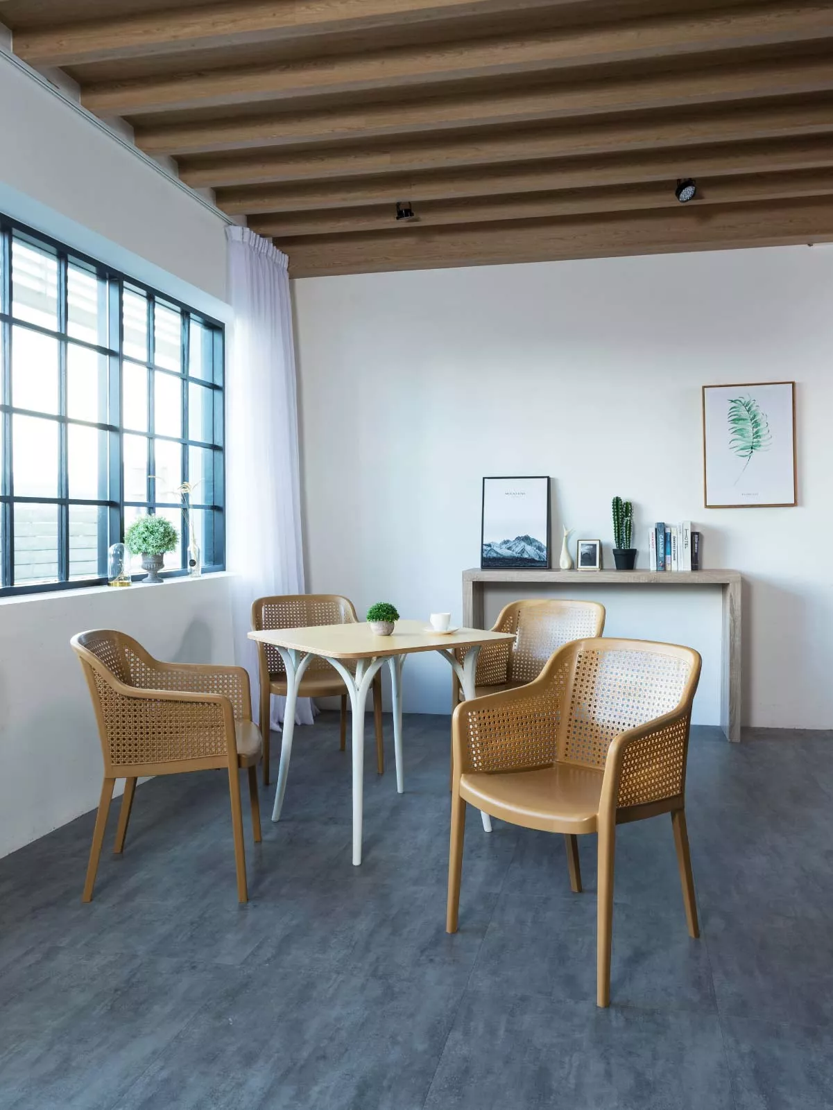 Grace Rattan Dining Arm Chair