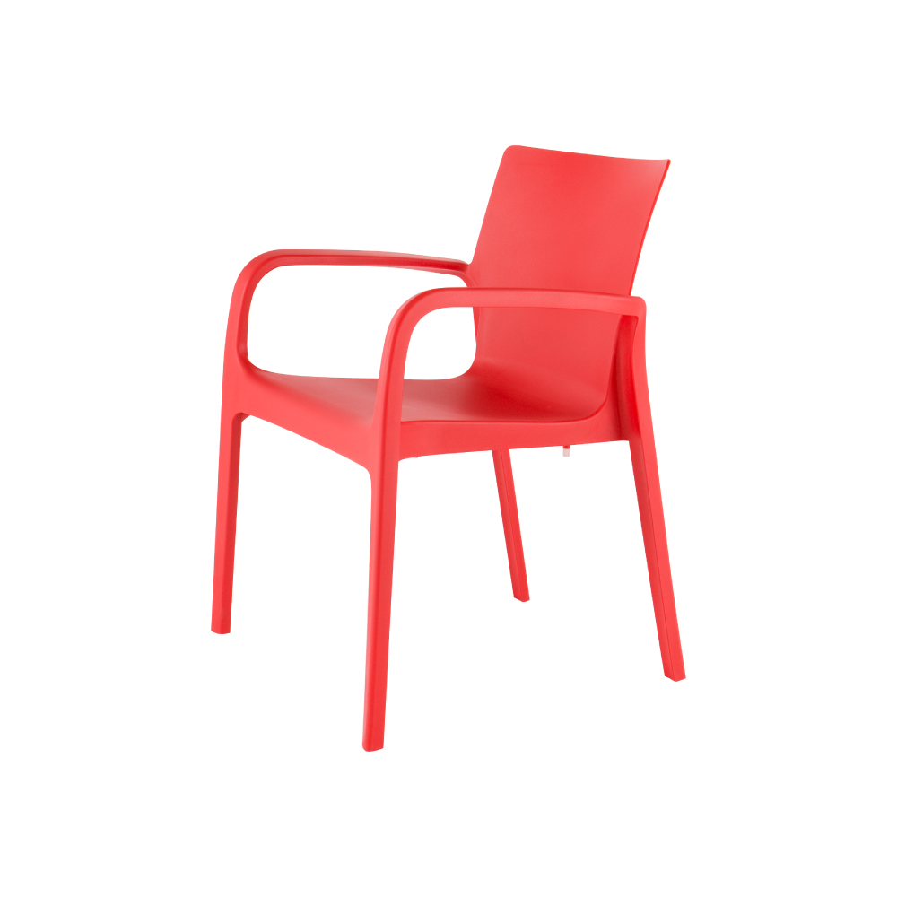 Alissa Stackable Patio Dining Arm Chair
