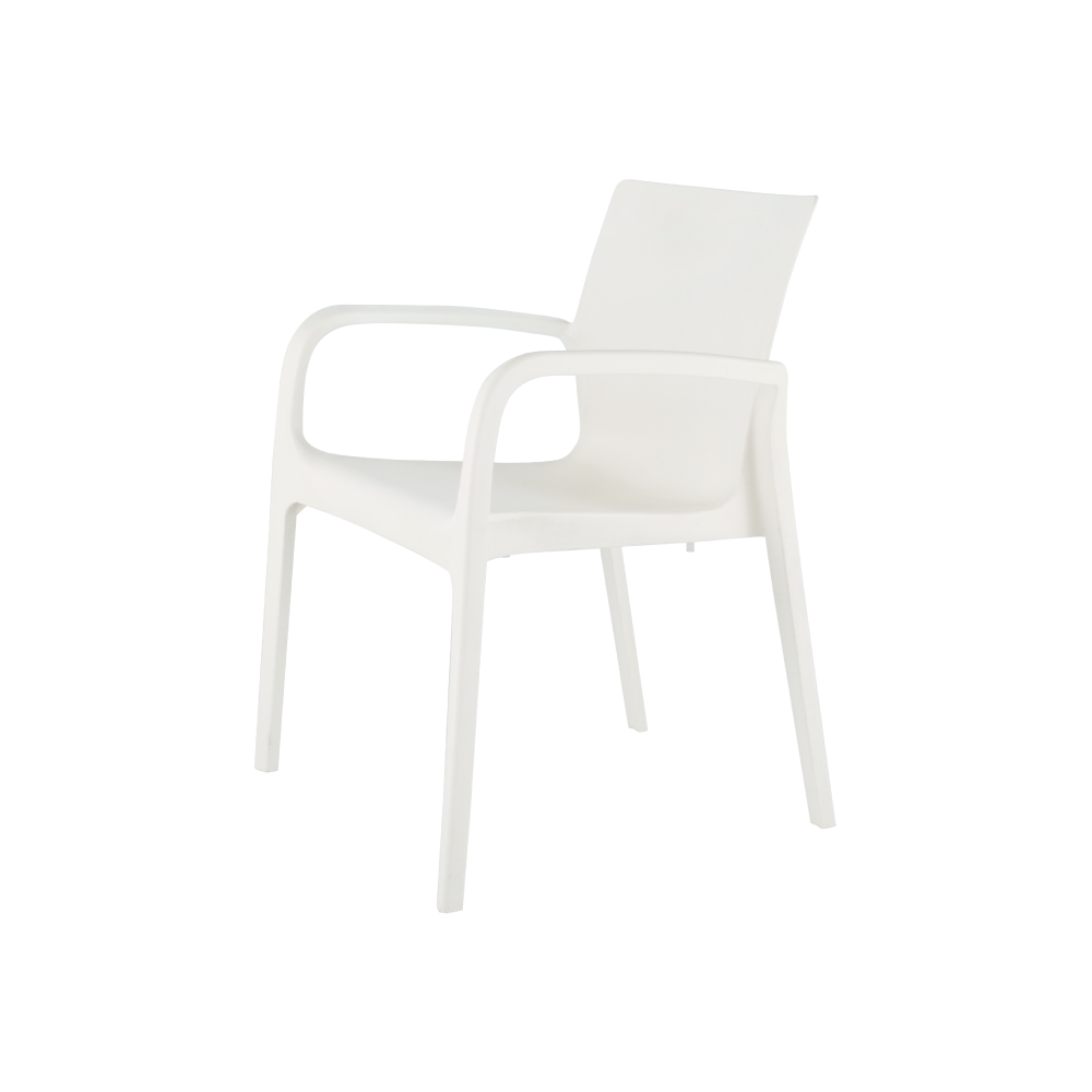 Alissa Stackable Patio Dining Arm Chair