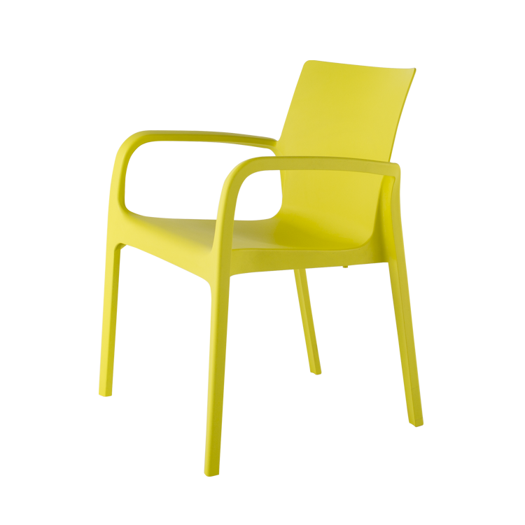 Alissa Stackable Patio Dining Arm Chair