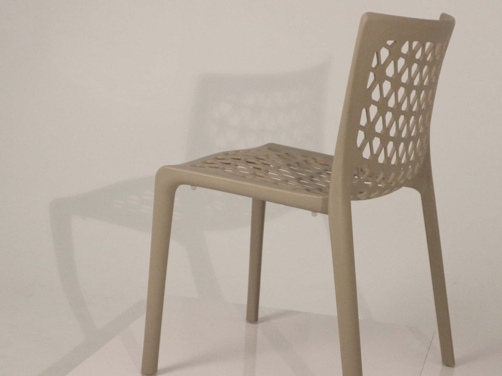Milan Stackable Patio Dining Chair detail