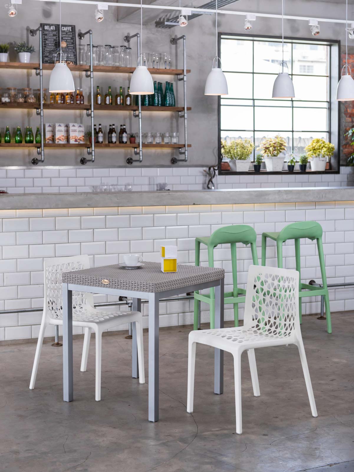 Milan Stackable Patio Dining Chair