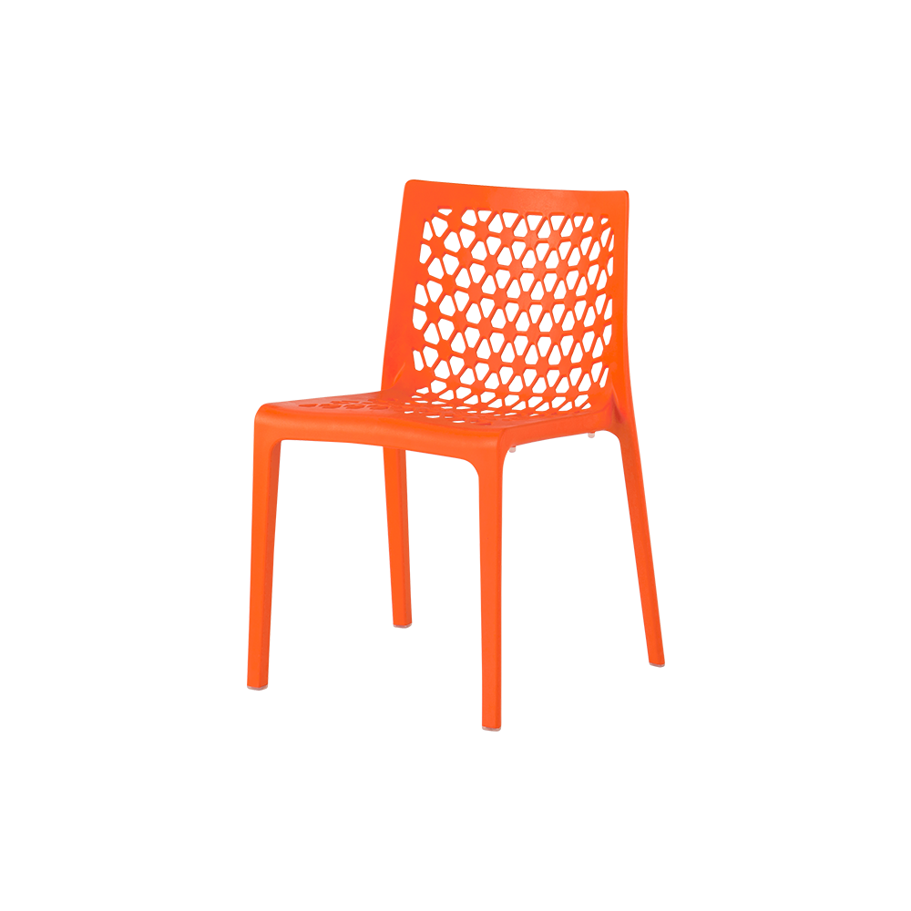 Milan Stackable Patio Dining Chair - plastic outdoor dining chairs