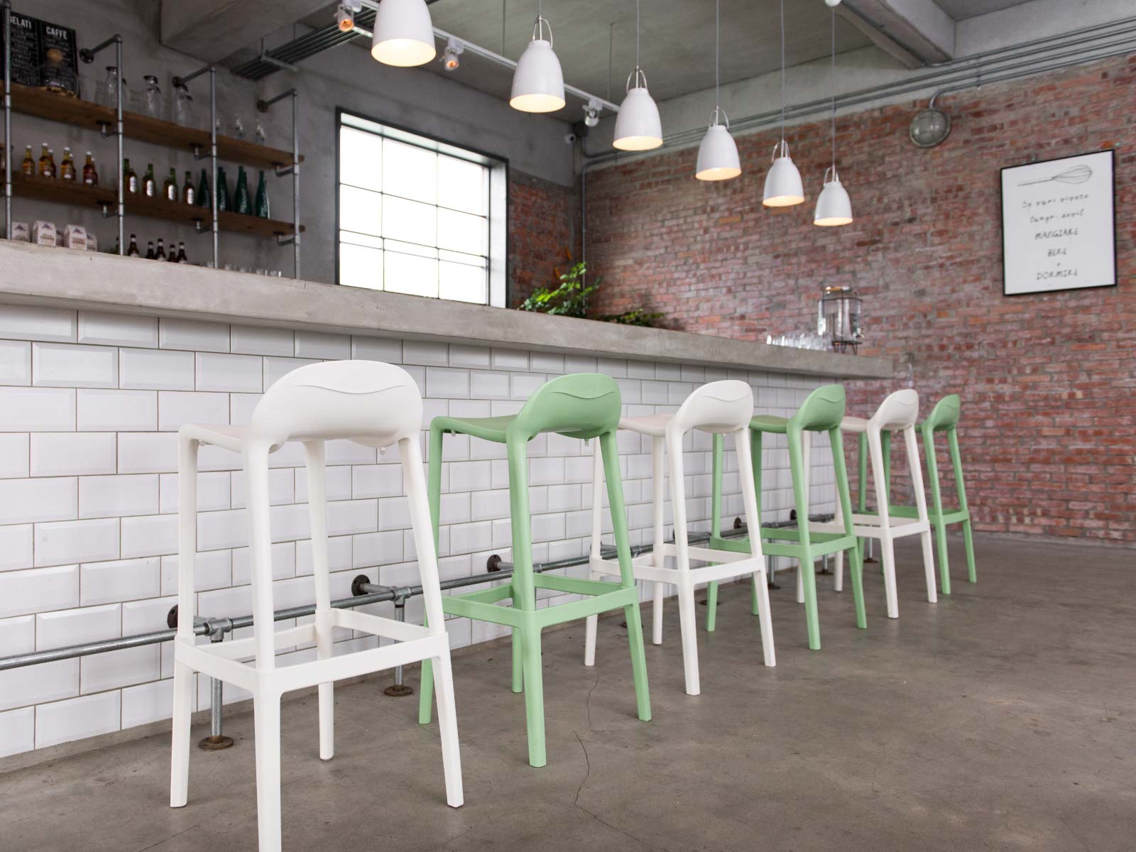 7057B-PT2 Joyous Resin Bar Stool - Lagoon Design Furniture