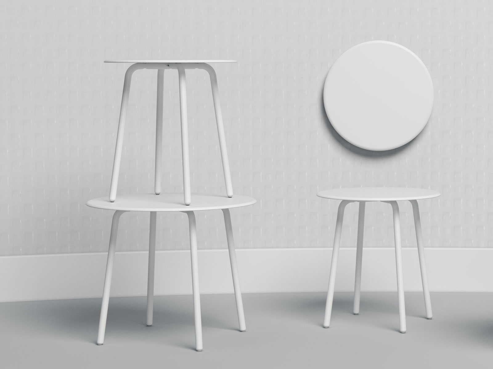 7168-PT3 Heron Accent Table 70cm - Lagoon Design Furniture